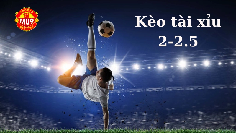 Kèo tài xỉu 2-2.5 là gì?