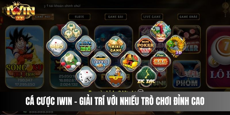 Cá Cược IWIN - Giải Trí Với Nhiều Trò Chơi Đỉnh Cao