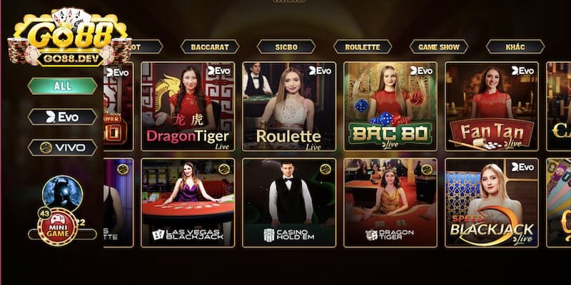 Thủ thuật để chơi casino tại tải Go88 hiệu quả nhất